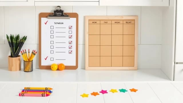 Barn rules poster för lyckligare familjer