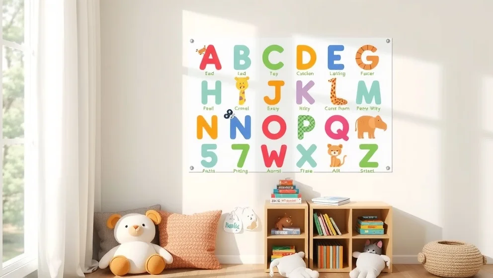 ABC poster barn som gör lärandet roligt