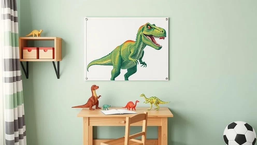 Dinosaur poster barn som inspirerar