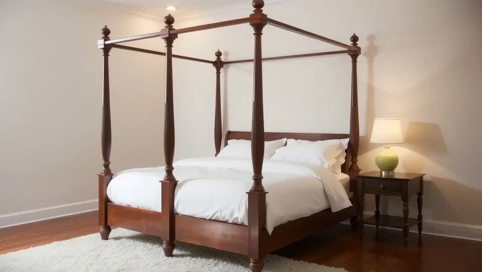 Pottery Barn poster bed för ditt sovrum